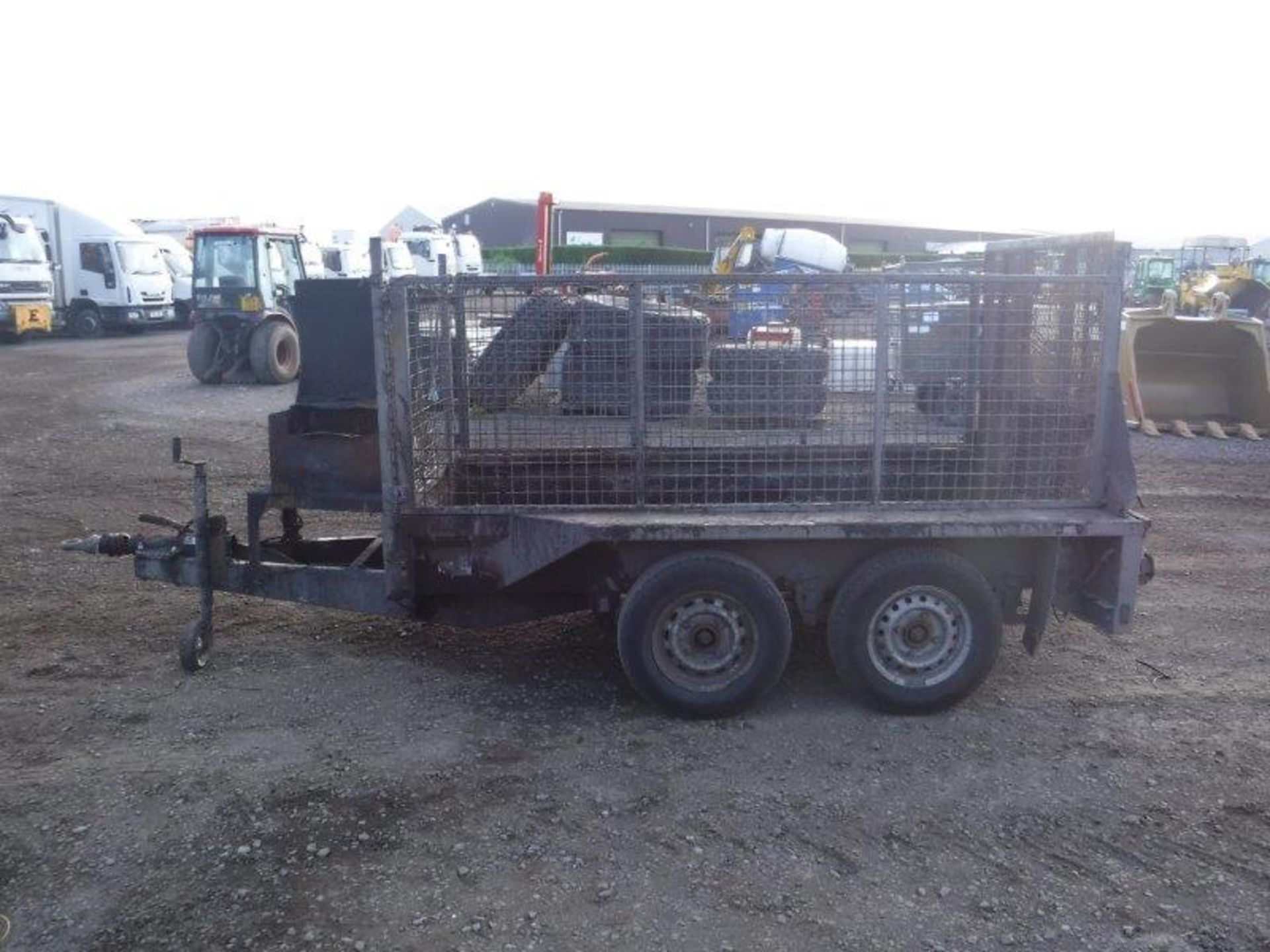 IFOR WILLIAMS twin axle caged trailer S/N K600000-0569712