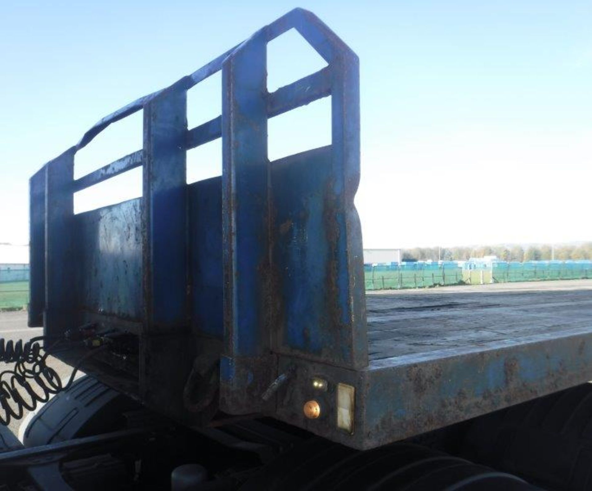 2005 MONTRACON triaxle flat bed trailer MOT April 2019 - Bild 3 aus 12