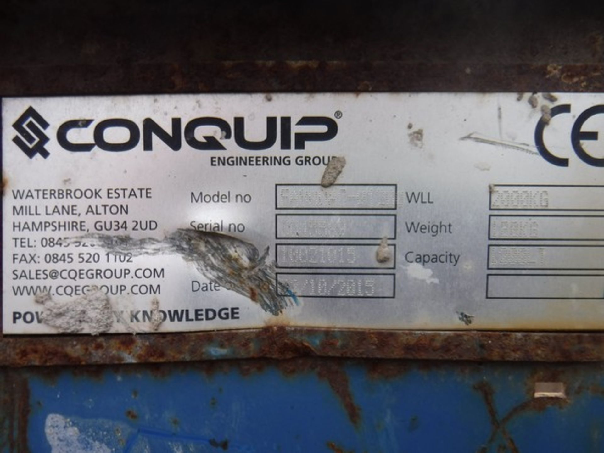 2015 CONQUIP 1200ltr tipping skips x 2 S/N CQ45589 & CQ47577 - Image 5 of 6