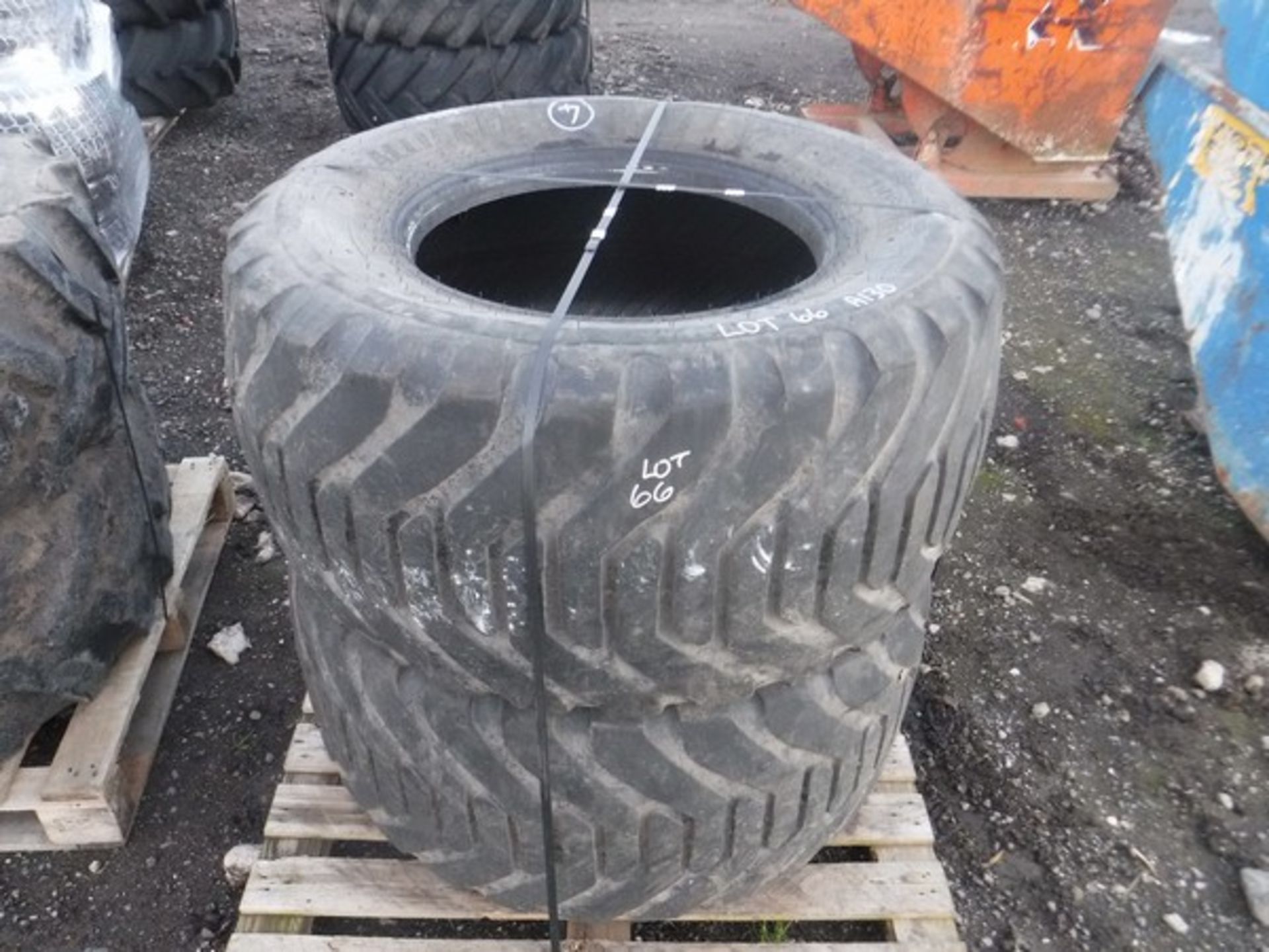 Alliance flotation tyres x2Size - 500/60/22.5