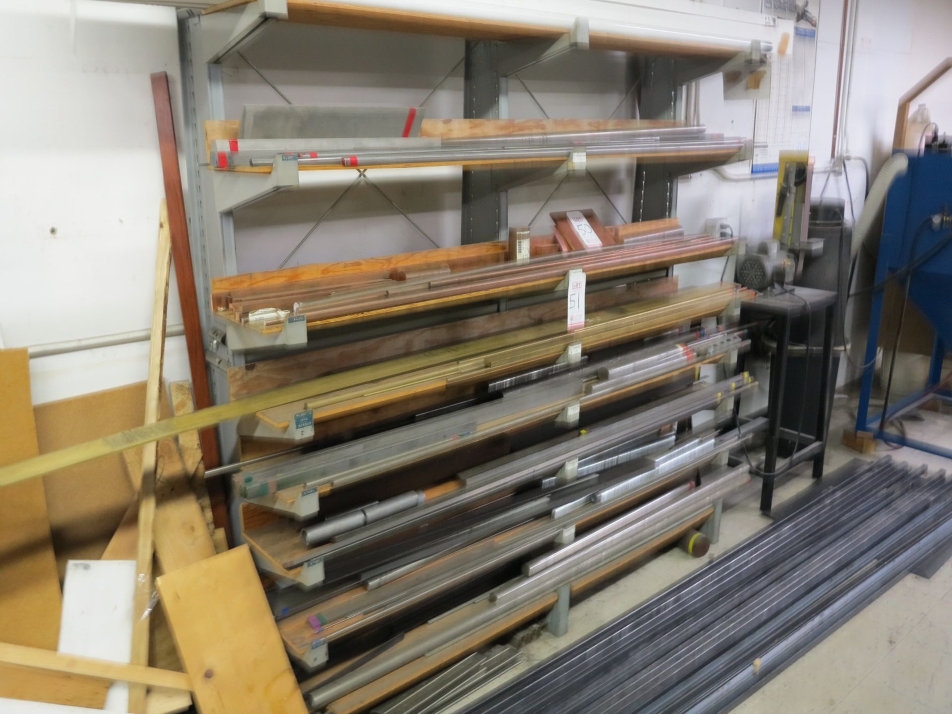 CANTILEVER RACK, 74" X 80" X 20" (NOT TO INCLUDE CONTENTS)