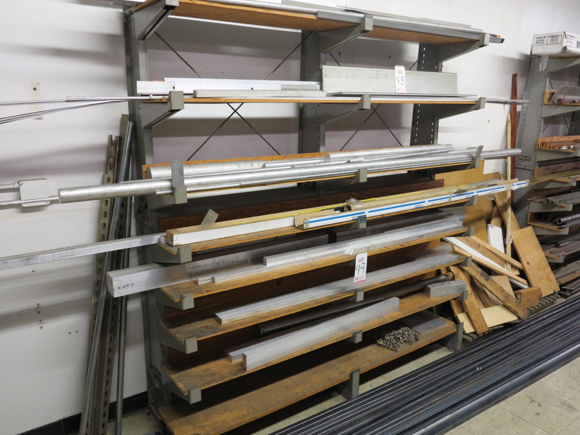 CANTILEVER RACK, 74" X 80" X 20" (NOT TO INCLUDE CONTENTS)