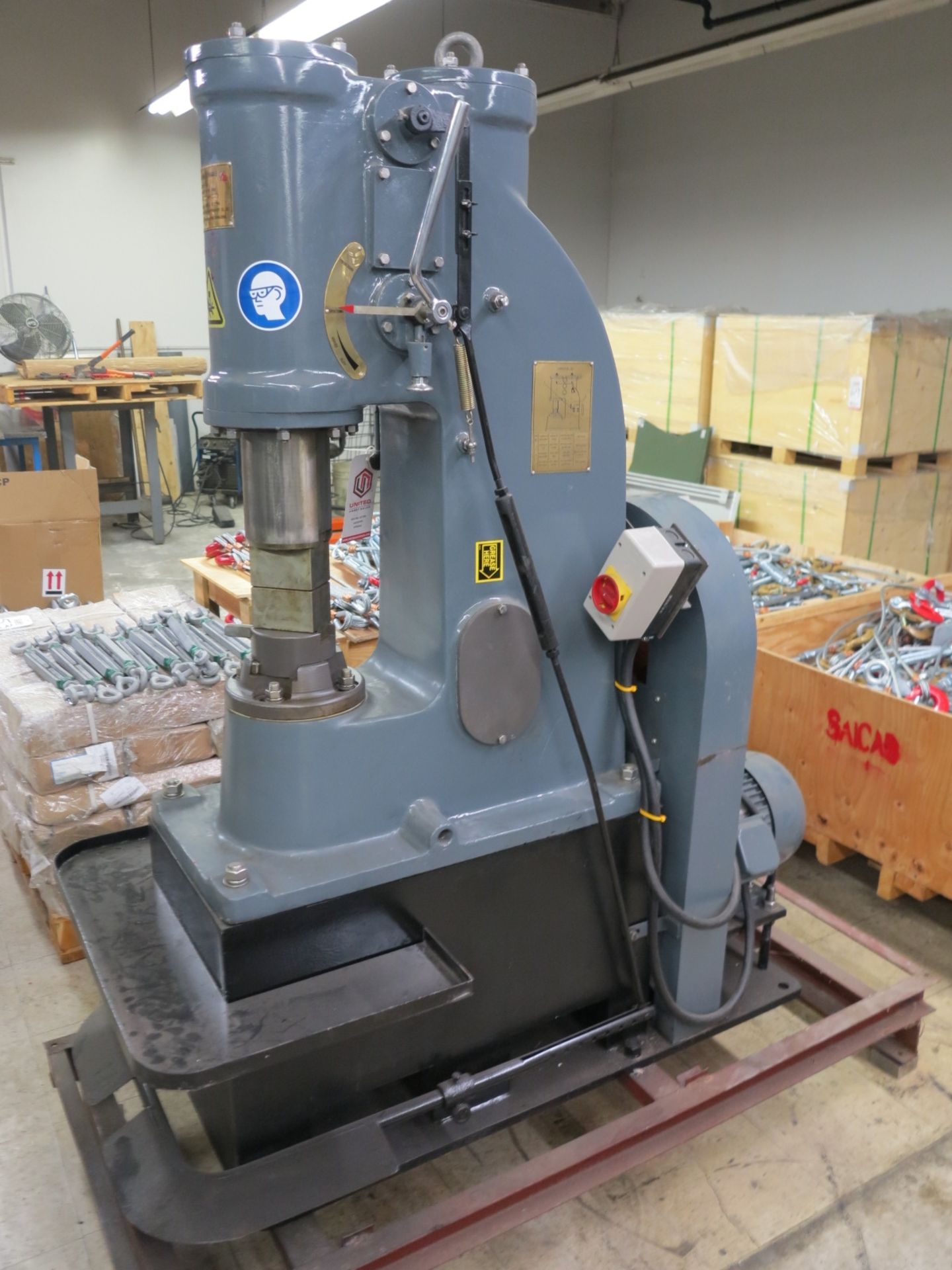 2015 ANYANG FORGING HAMMER PRESS, TYPE C41-25, 25KG, PNEUMATIC, AIR, S/N 5006 - Image 2 of 2