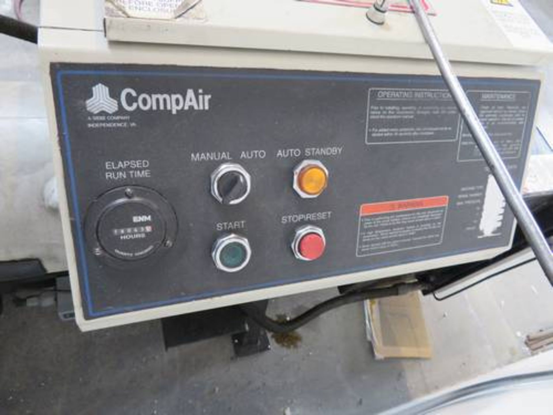 Compare Hydrovane 20hp Rotary Screw Air Compressor; S/N 088K08208 - Image 2 of 2