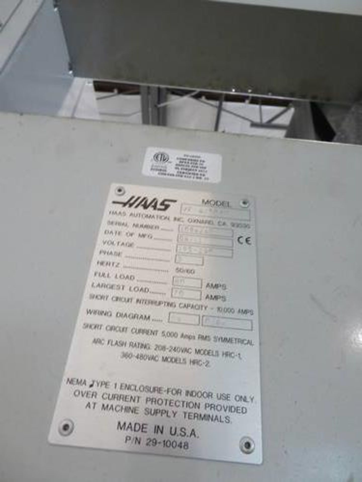 Haas TR310 5-Axis Trunion AND Haas VF6TR, 5-Axis V.M.C. Haas Control, 64" x 32" x 40" - Image 10 of 10