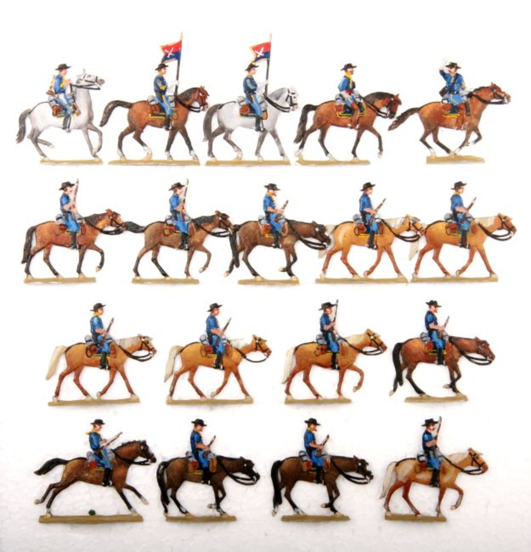 USA um 1876, Schlacht am Little Bighorn, 7. Kavallerie-Regiment unter General Custer, Romund,