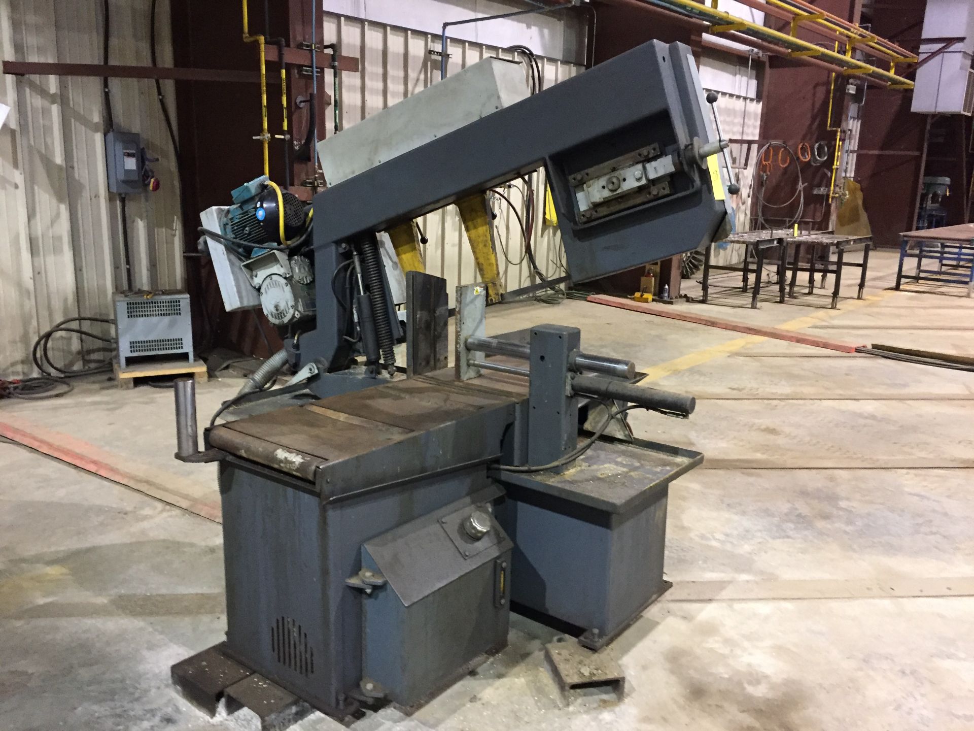 2014 HYD-MECH MODEL S23-P, SEMI-AUTOMATIC HORIZONTAL PIVOT BAND SAW; S/N XP0310193, WITH 16"H X 20"W - Image 3 of 7