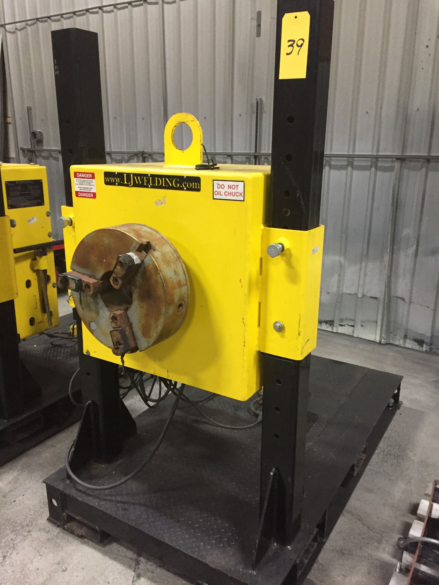 2014 LJ WELDING MODEL 16P-700 PIPE TURNING POSITIONER; S/N 212 WITH 3,600 LB. CAP., 110V-1P (LOCATED - Image 3 of 8