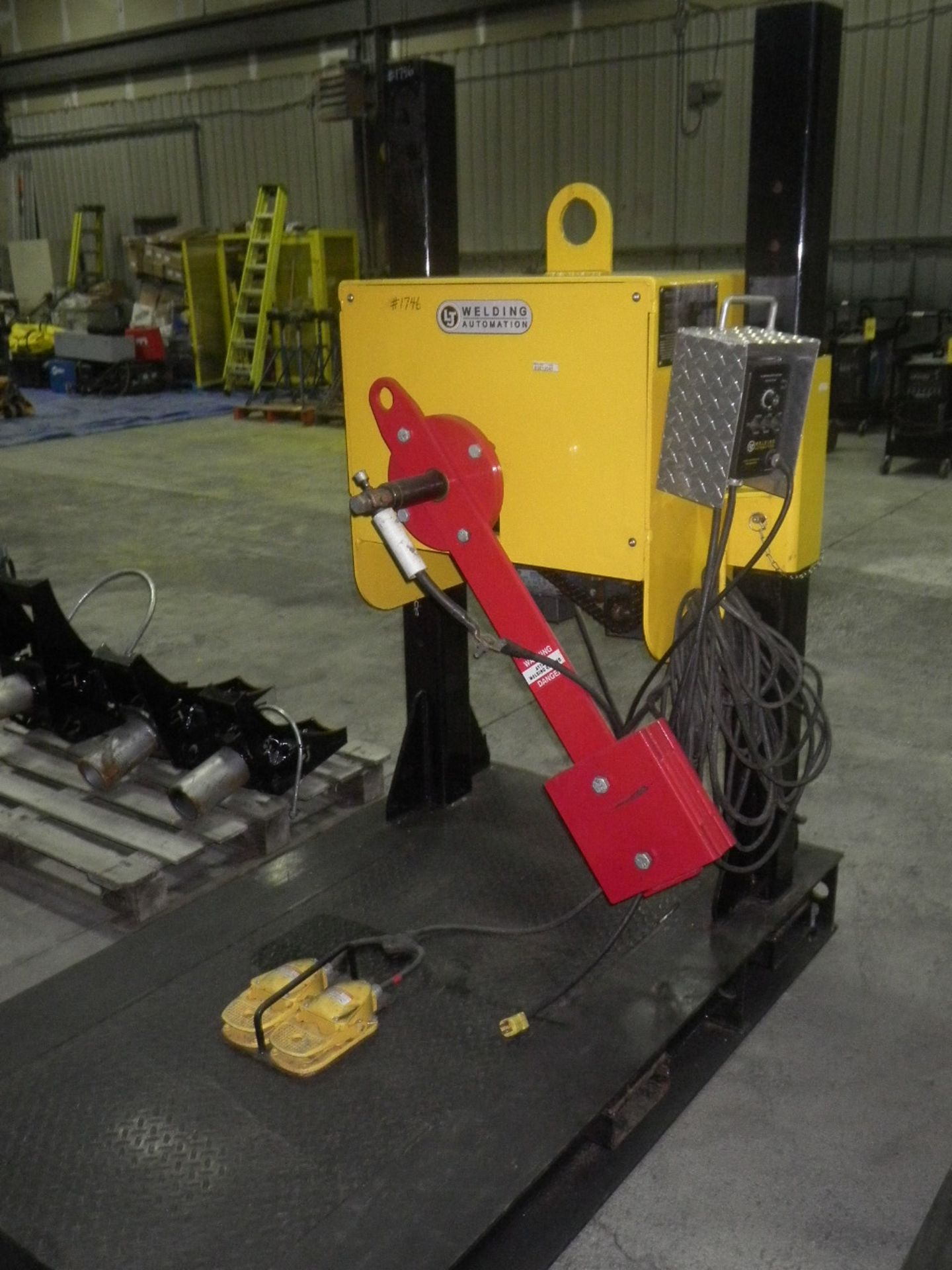 2014 LJ WELDING MODEL 16P-700 PIPE TURNING POSITIONER; S/N 212 WITH 3,600 LB. CAP., 110V-1P (LOCATED - Image 4 of 8