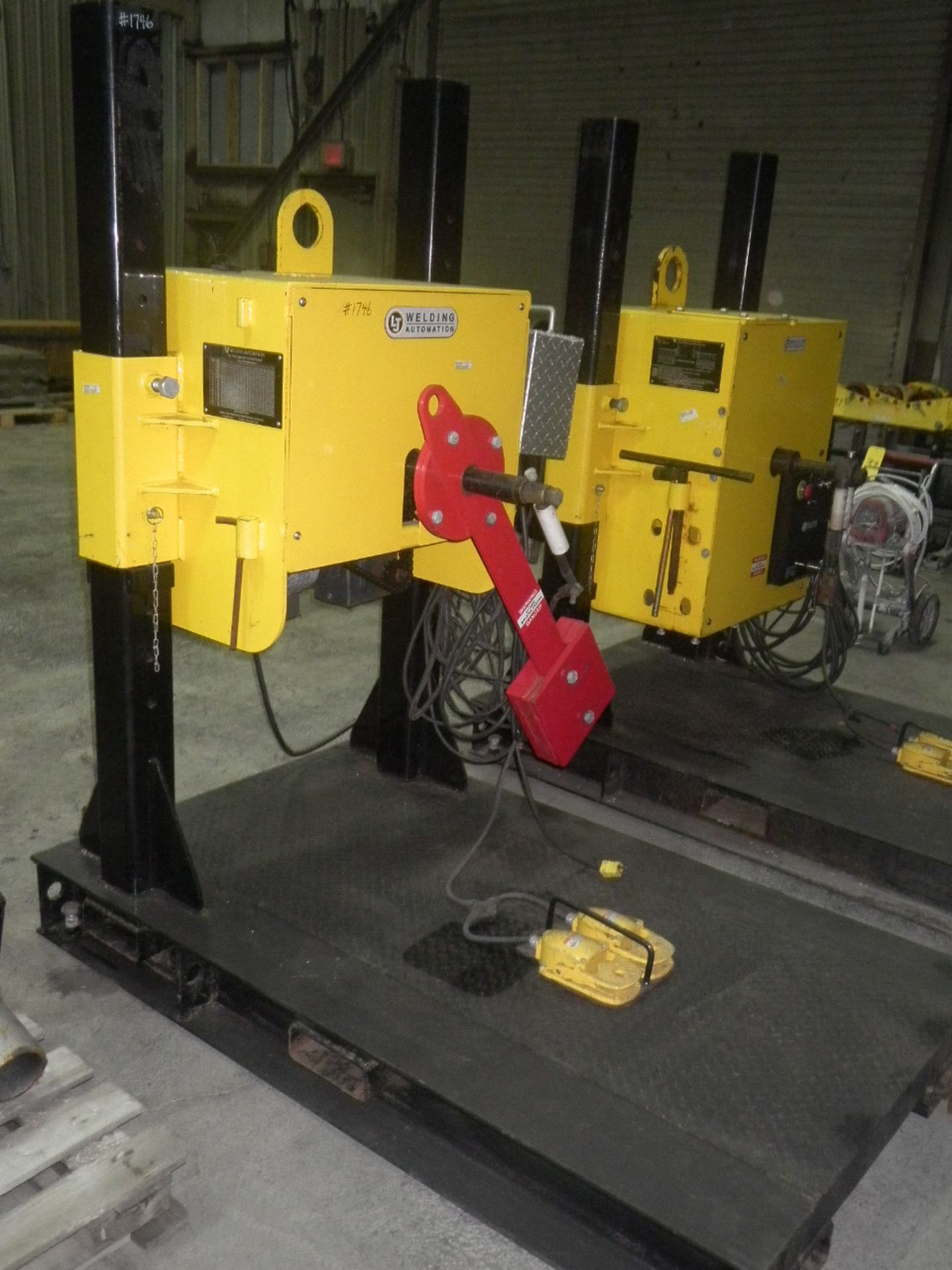 2014 LJ WELDING MODEL 16P-700 PIPE TURNING POSITIONER; S/N 212 WITH 3,600 LB. CAP., 110V-1P (LOCATED - Image 5 of 8