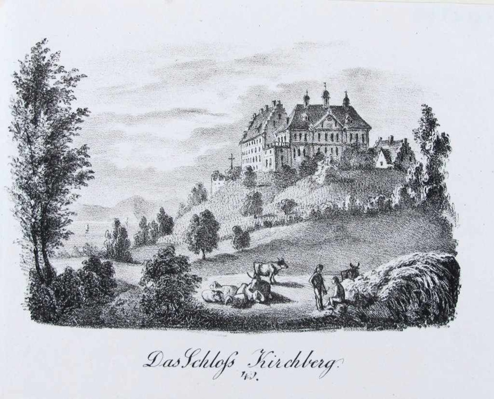 Bodensee. Schloss Herrschberg, Schloss Kirchberg, Heidenlöcher bei Ueberlingen, Partie im Graf v. - Bild 2 aus 4
