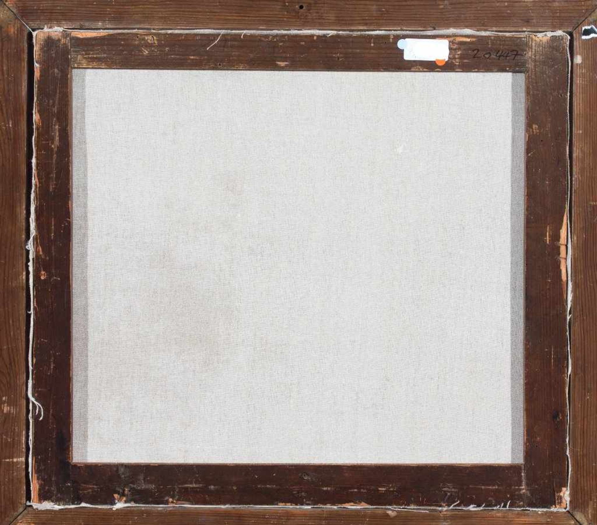 Deutsch, um 1700. Jakob und Rahel. Öl/Lwd. 38 x 43 cm. R - Bild 2 aus 2