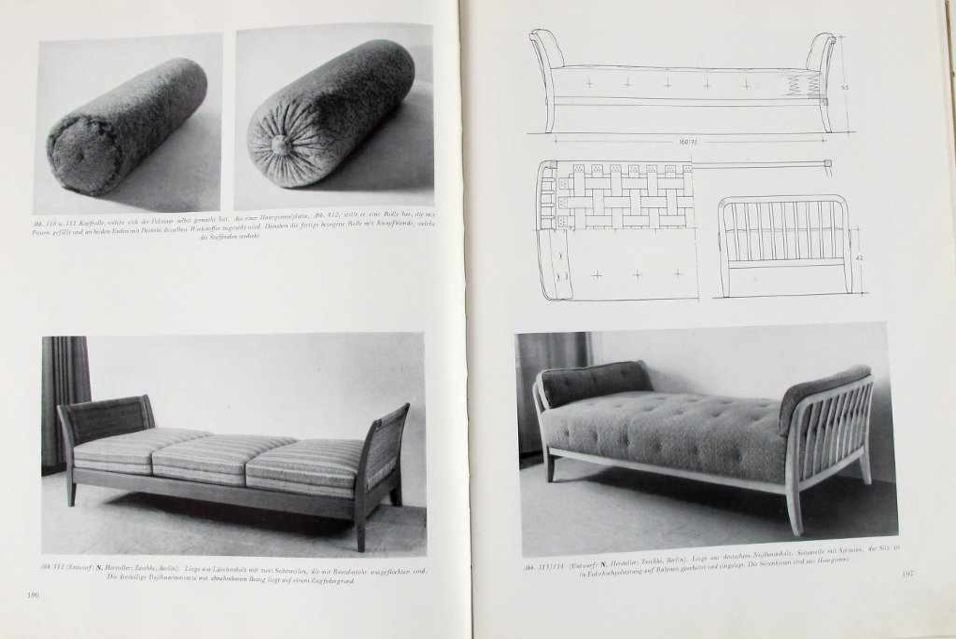 Handwerk: Nothhelfer, Karl (Bauschule für Raumgestaltung Berlin). Das Sitzmöbel. Ein Fachbuch für - Bild 3 aus 3