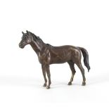 Kleines Pferd aus Messing. Um 1900. L 13 cm