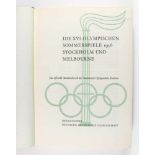 Olympia: Die XVI. Olympischen Sommerspiele 1956 Stockholm und Melbourne. Das offizielle Standardwerk