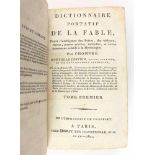 Fabeln: Chompré (Pierre). Dictionnaire Portatif de la Fable, pour l'intelligence des Poètes ...