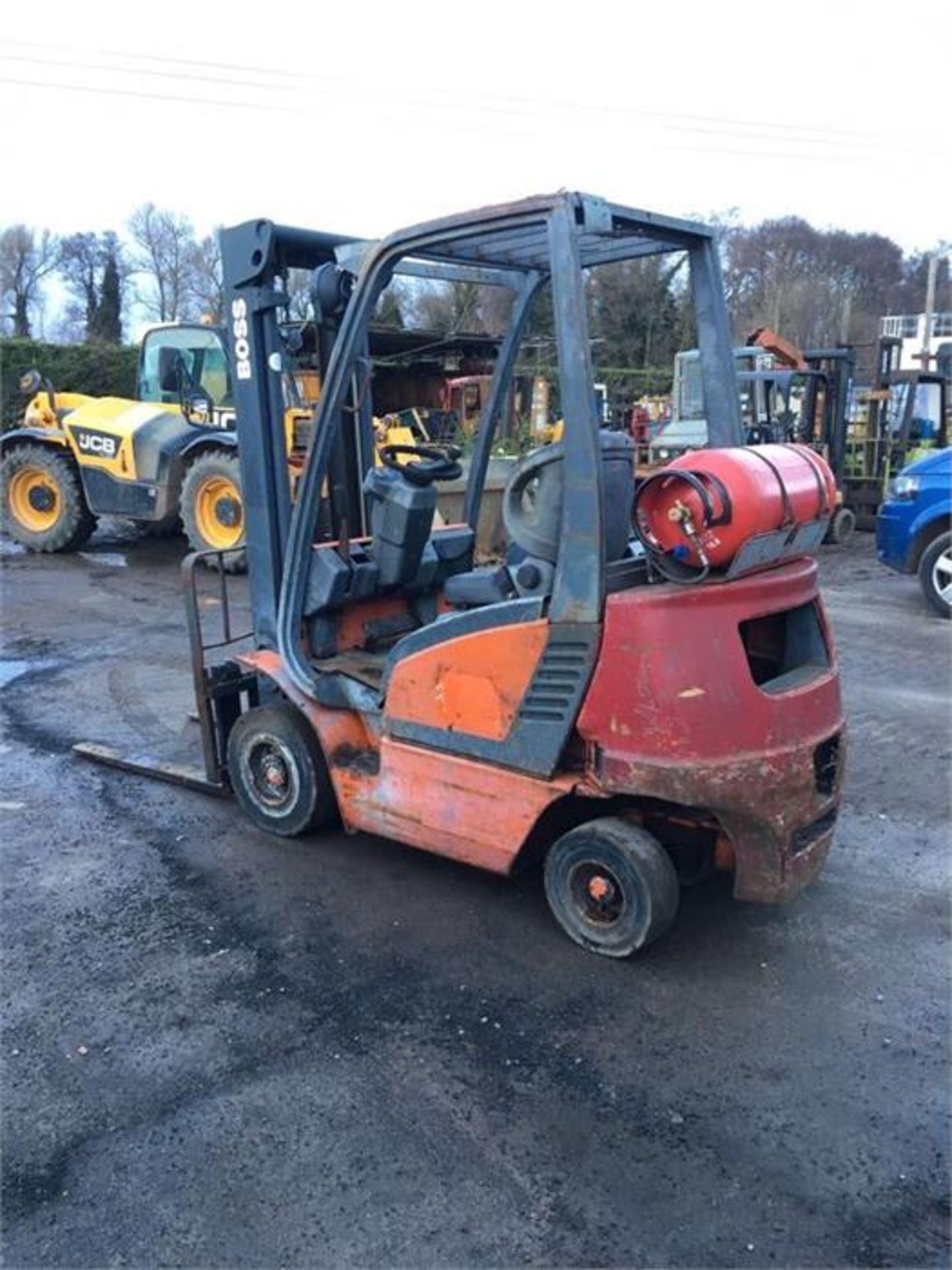 Boss CL16 Gas Forklift triple Freelift Mast Container Spec. - Image 2 of 6