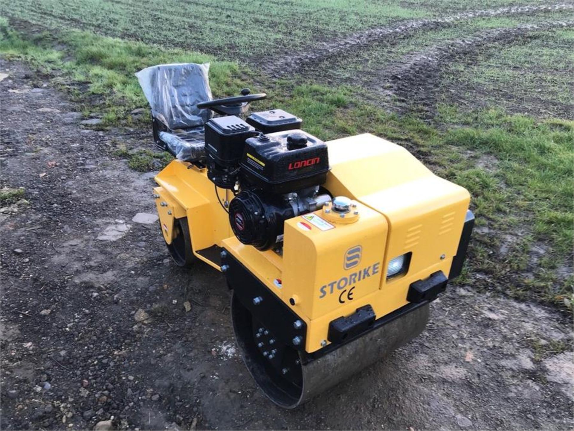 Brand New 2017 Stiroke Roller compactor Diesel engine vibrating garden tractor. - Image 5 of 5