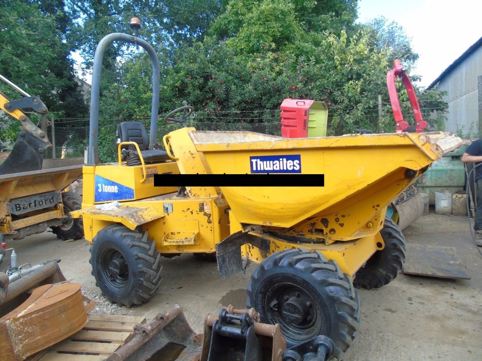 Thwaites 3 ton Swivel Skip Dumper - Image 3 of 3