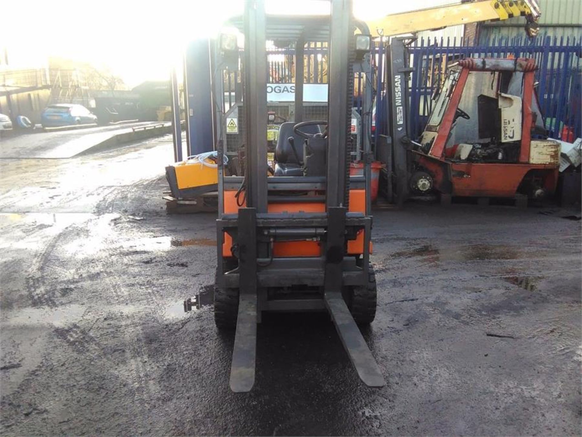 3 wheel Still R50 12 electric forklift. 3050 mm lift mast TIDY with side shift. - Image 2 of 5