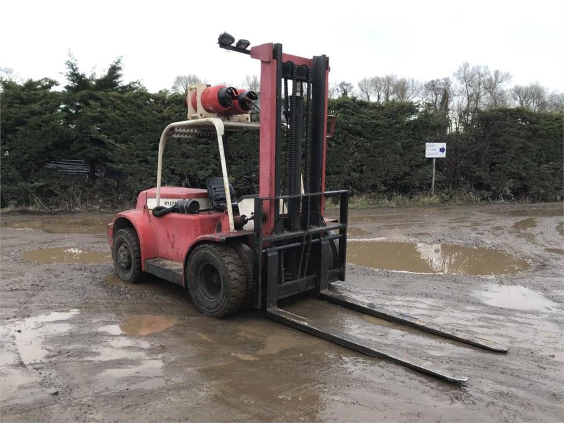 Hyster 5 Ton Gas Forklift Fork Truck Good Working Order. - Image 3 of 5