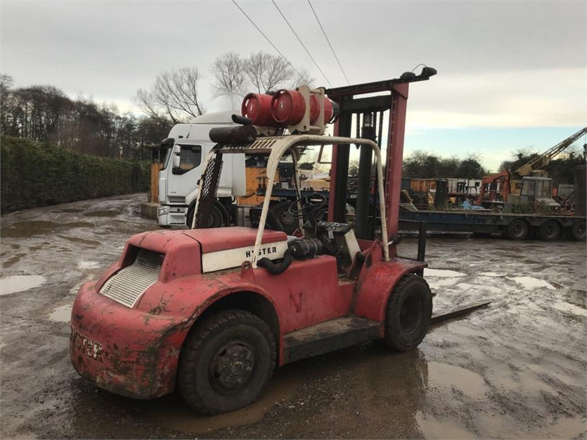 Hyster 5 Ton Gas Forklift Fork Truck Good Working Order. - Image 4 of 5