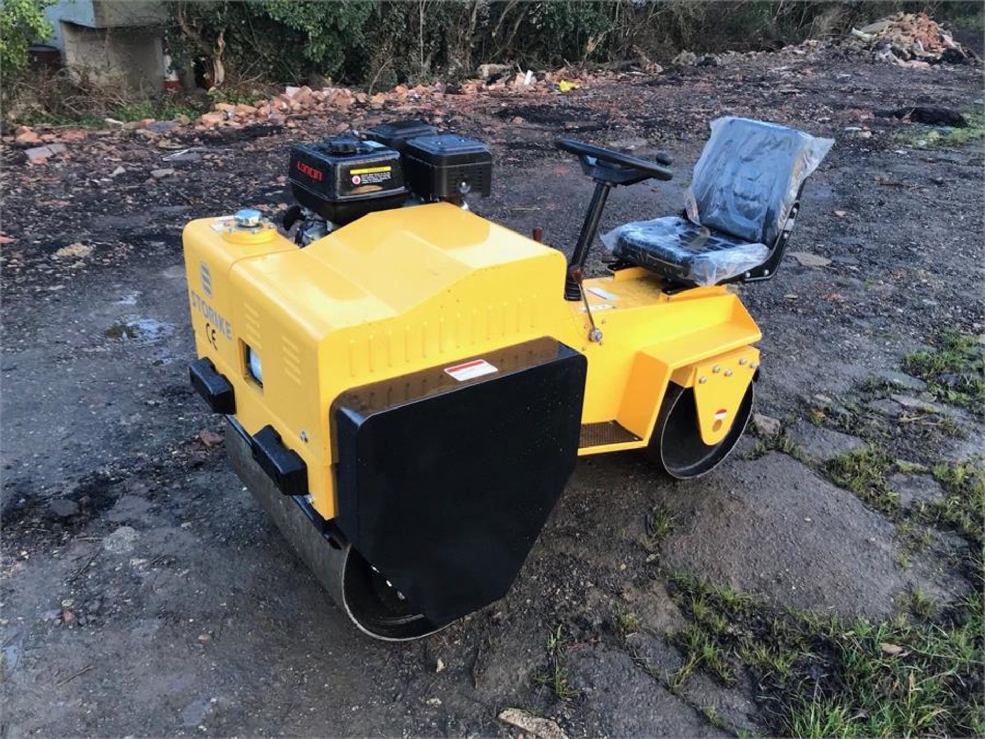 Brand New 2017 Stiroke Roller compactor Diesel engine vibrating garden tractor. - Image 3 of 5