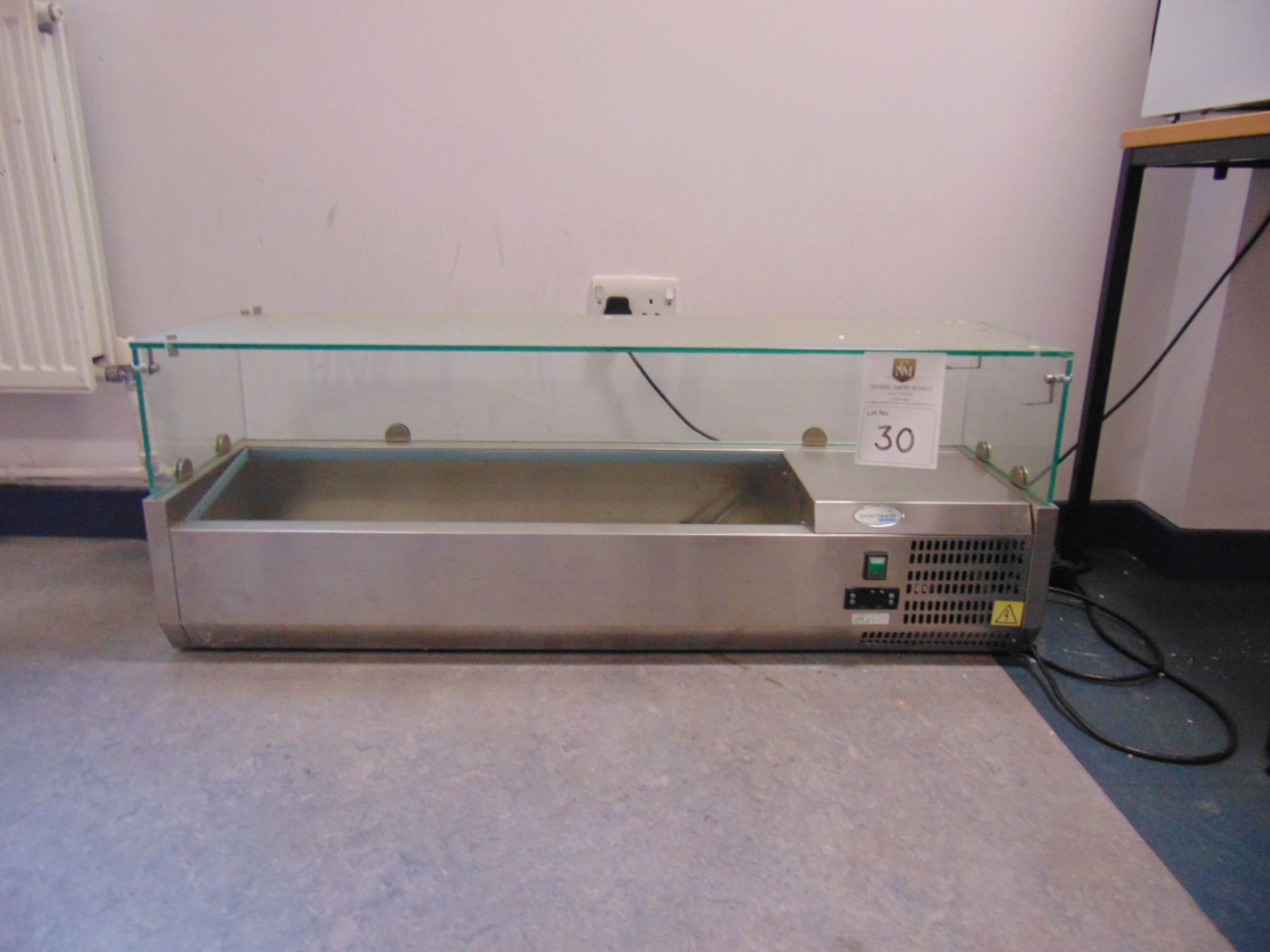 Counter Top Fridge Glass Display Unit. - Image 2 of 2