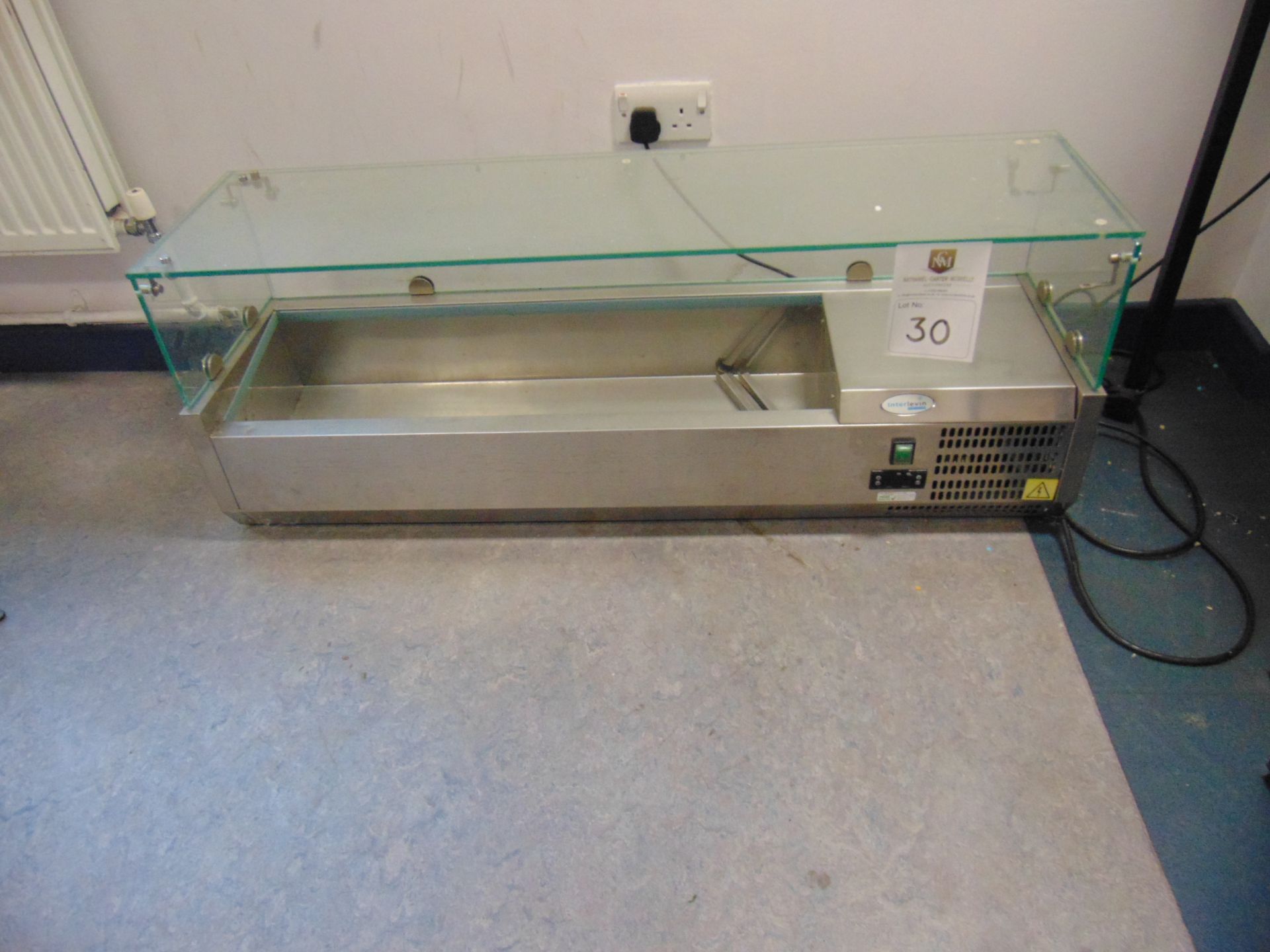 Counter Top Fridge Glass Display Unit.
