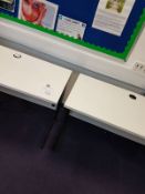 Set Of 2 Desks With Plug Holes