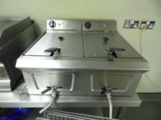 Catering Twin Basket Deep Fat Fryer