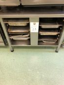 Stainless Steel Storage Unit With Trays