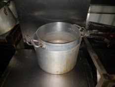 x 2 Stainless Steel Pans