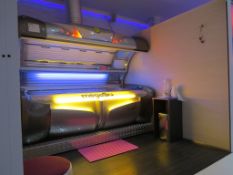 MegaSun 5600 Super Power Tanning Bed Lie Down Sunbed