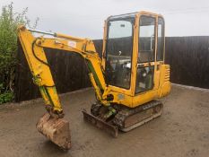 JCB 801.4 TON MINI DIGGER EXCAVATOR TWO BUCKETS