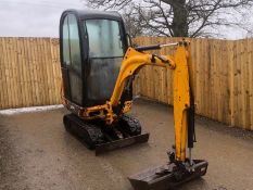 2009 JCB 801 MINI DIGGER WITH CAB EXCAVATOR WITH THREE BUCKETS DIGGER