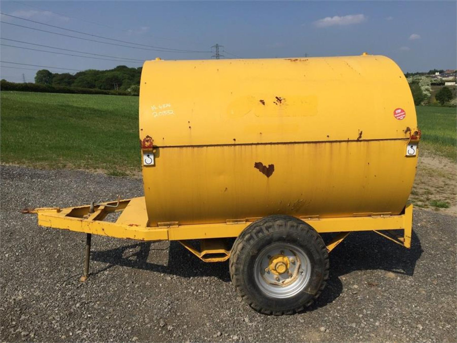 2000 Litre Site Tow Bowser Tank