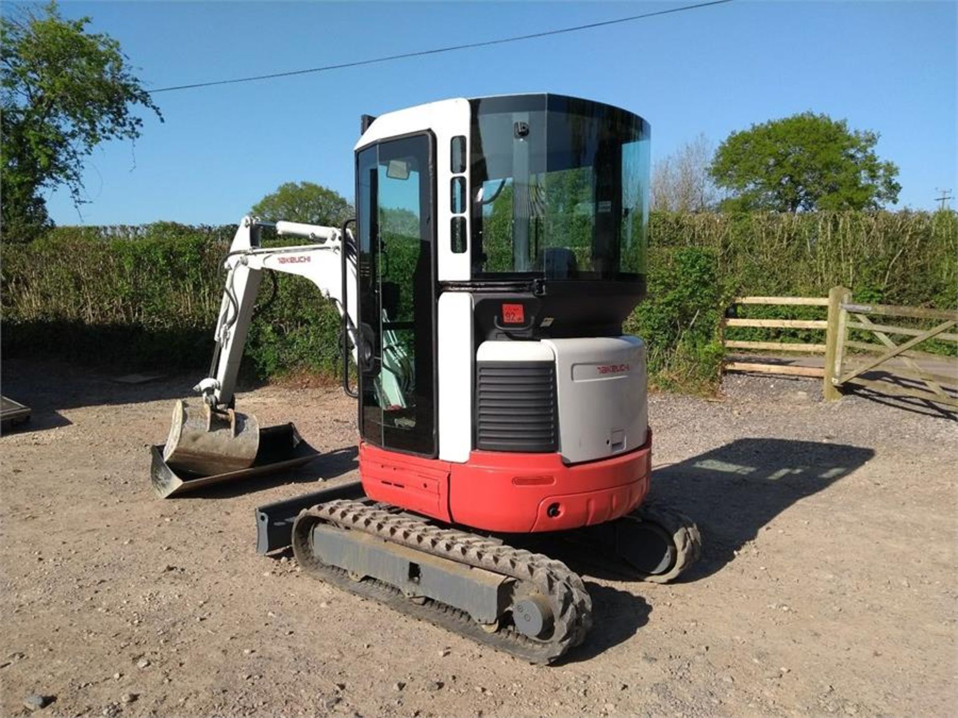 Takeuchi TB23r Mini Digger Excavator - Bild 2 aus 7