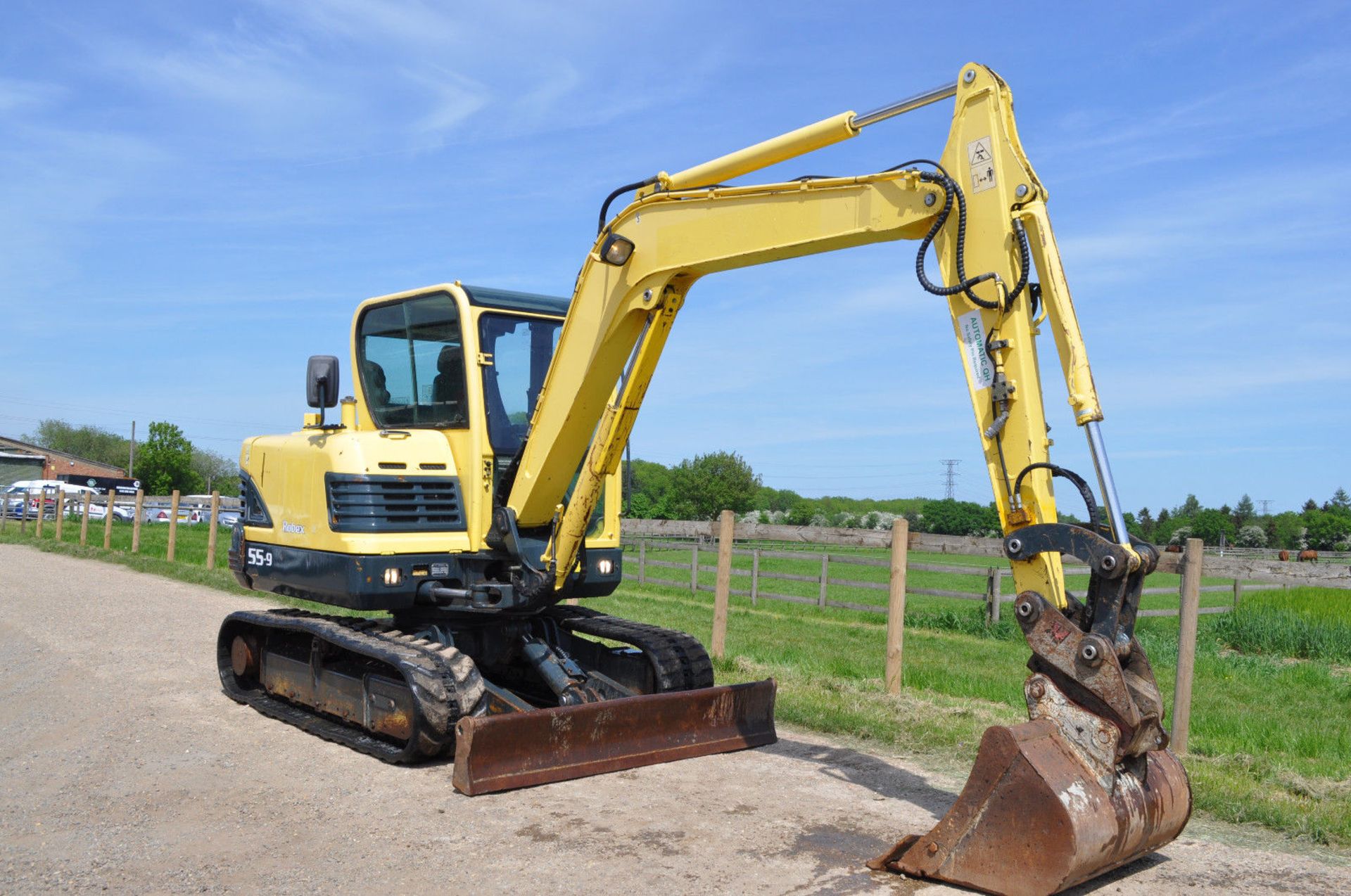 Hyundai Robex 55-9 Year 2011 5.5t Mini Excavator / Digger & Quick Hitch