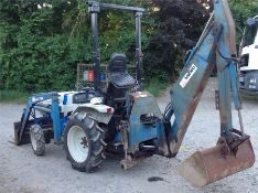 Mitsubishi MB180 4x4 Tractor C/w Loader & Rear Ditcher