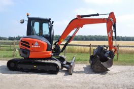 KUBOTA U48-4 Mini Midi Excavator / Digger +4 BUCKETS