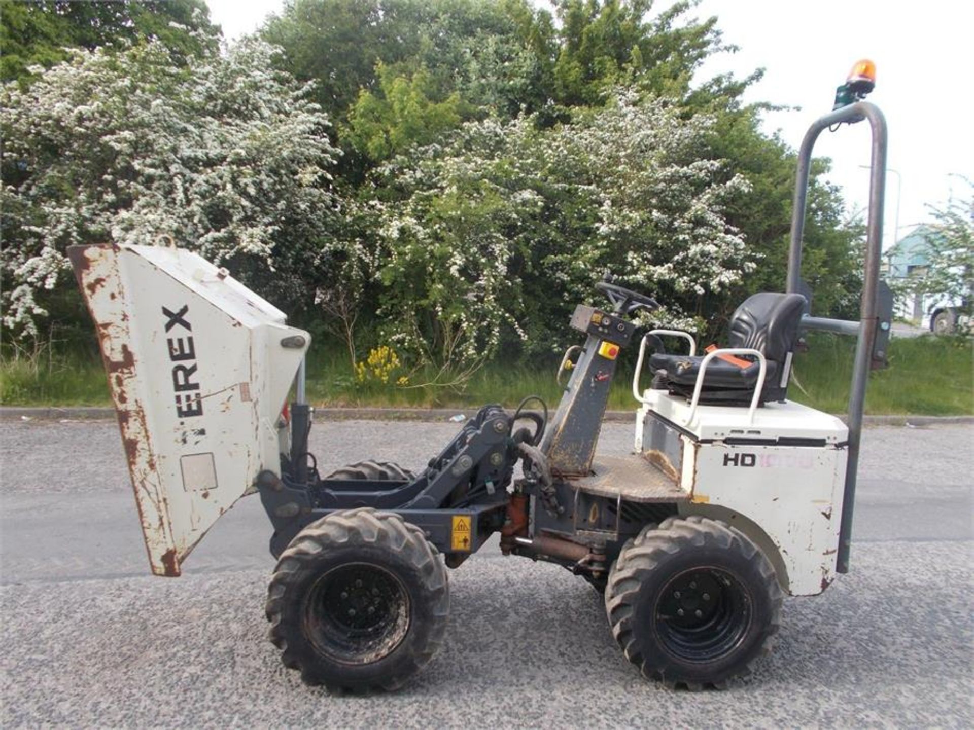 2008 Terex HD1000 1 ton 4X4 High hi skip tip - Image 5 of 10