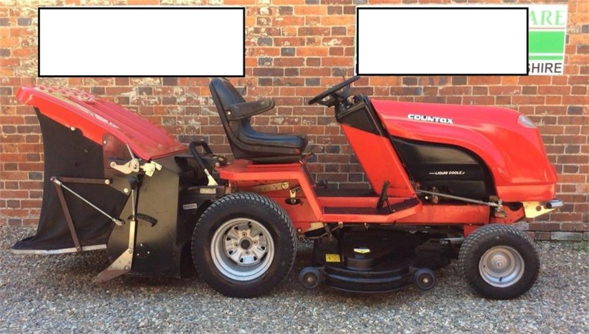 Countax K18-50 Ride On Mower sit on lawn