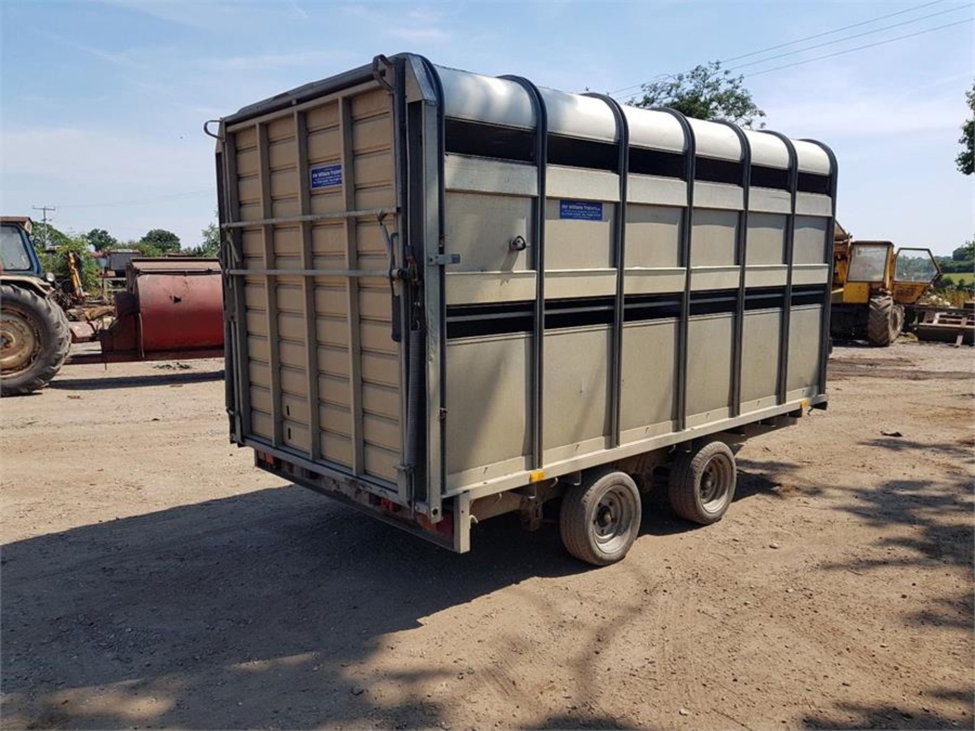 12ft ifor williams cattle trailer sheep trailer fully loaded - Bild 7 aus 10