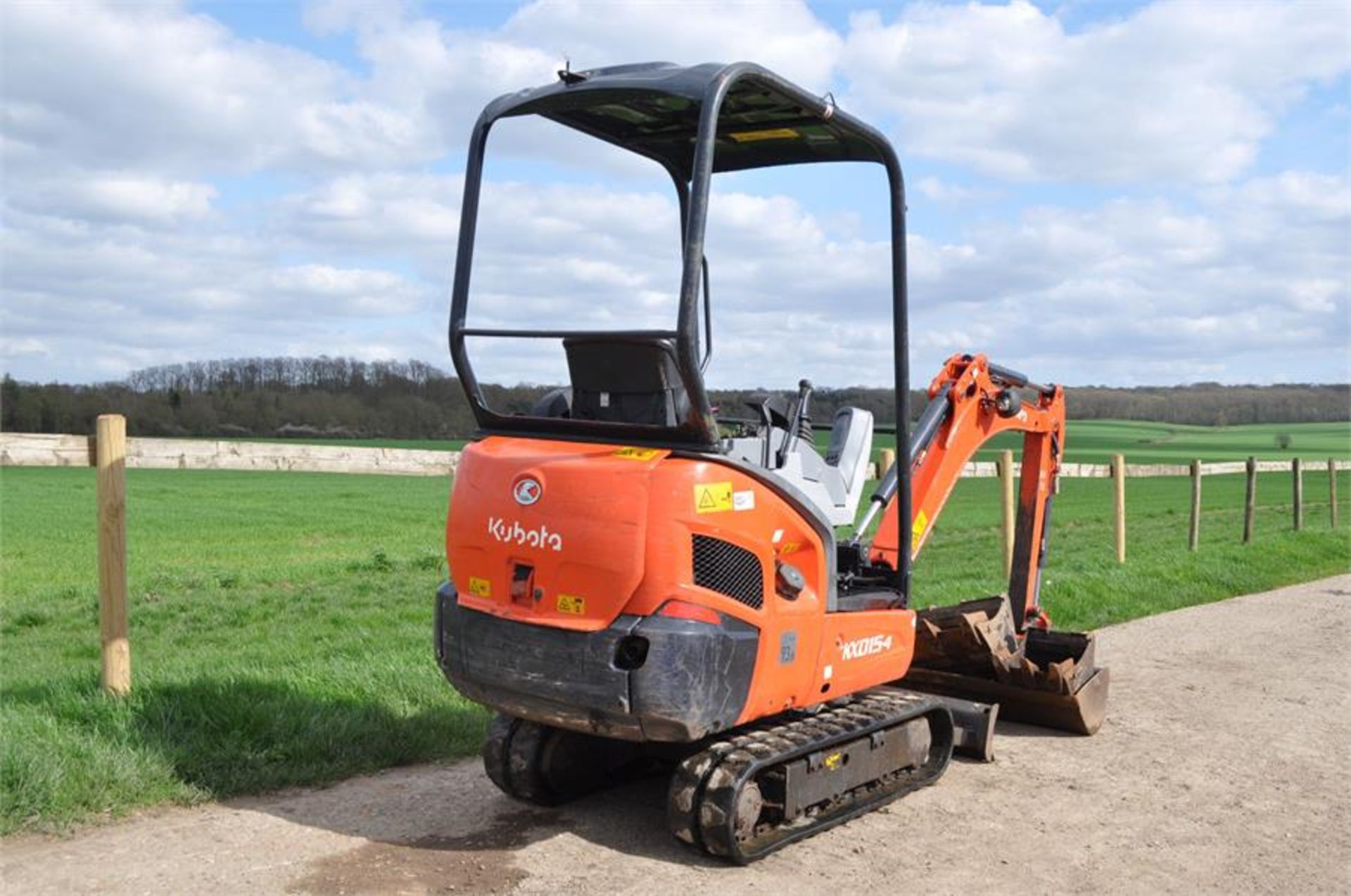 KUBOTA KX015-4 1899hours Mini Excavator / Digger +Q/H +3 BUCKETS y2013 - Image 2 of 11