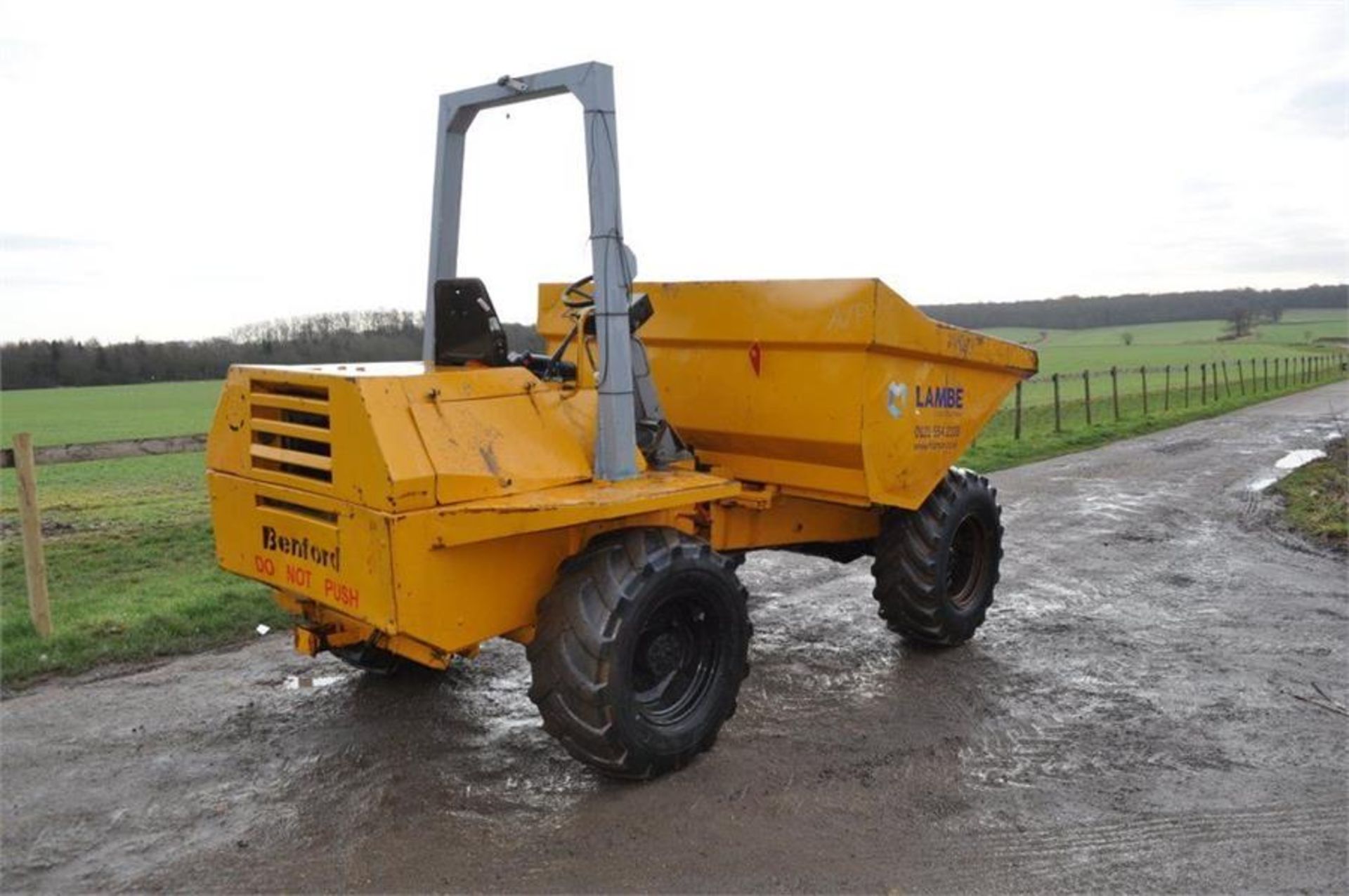 TEREX BENFORD PT6000 y2001 6 TON 4x4 DUMPER Perkins Diesel Engine - Image 2 of 10