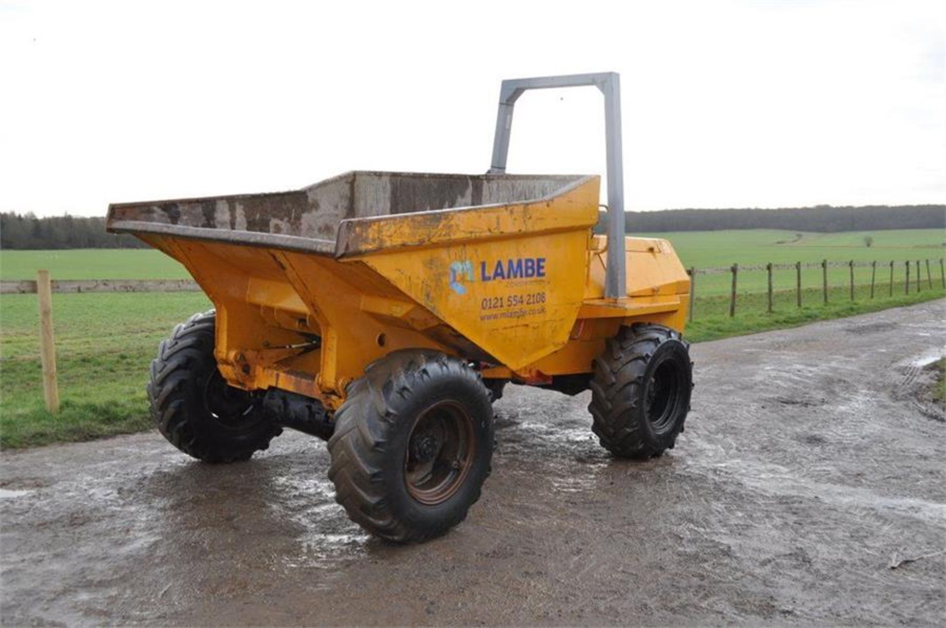 TEREX BENFORD PT6000 y2001 6 TON 4x4 DUMPER Perkins Diesel Engine - Image 10 of 10