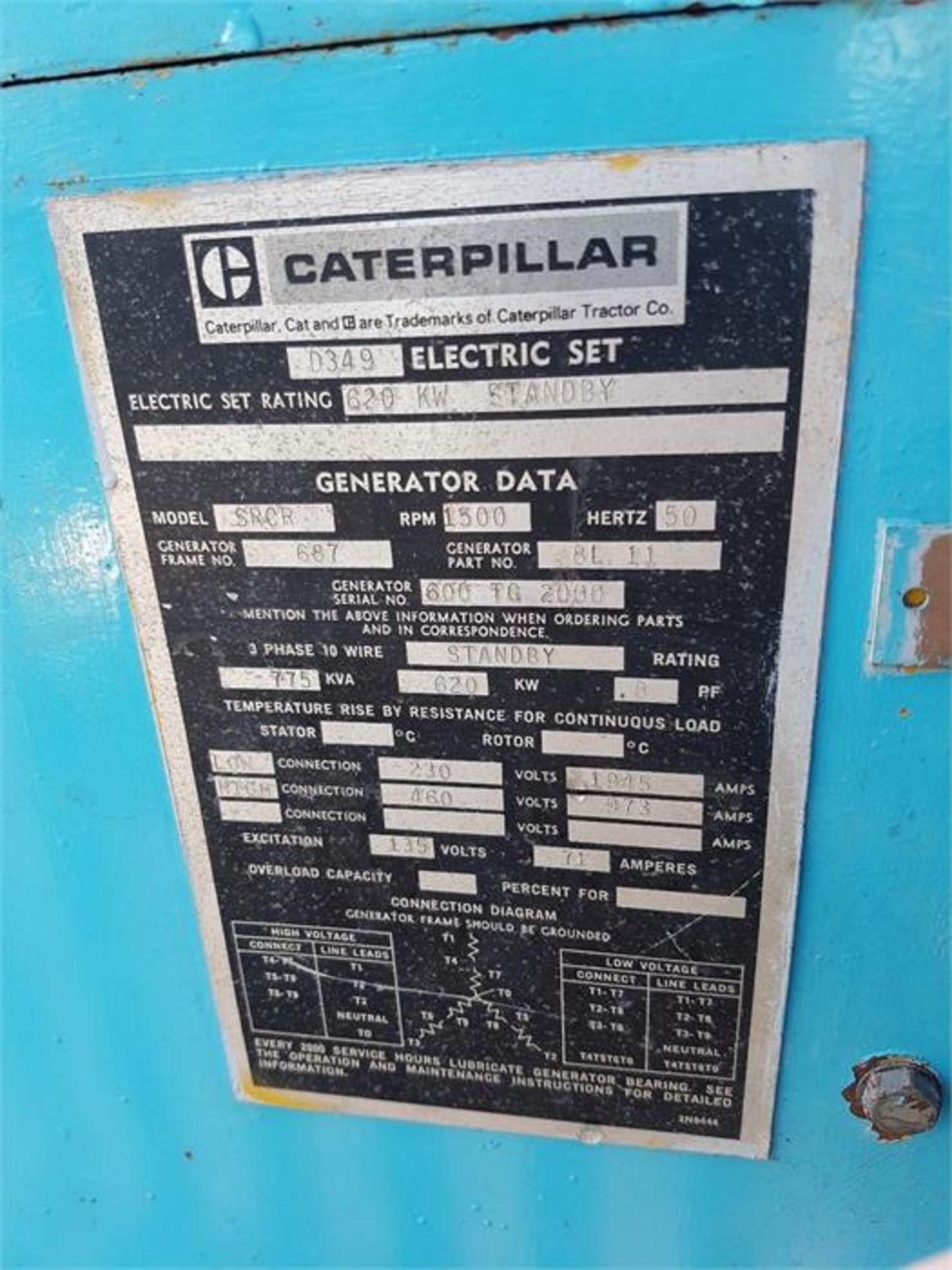 Diesel Generator Caterpillar D349 - Bild 10 aus 10