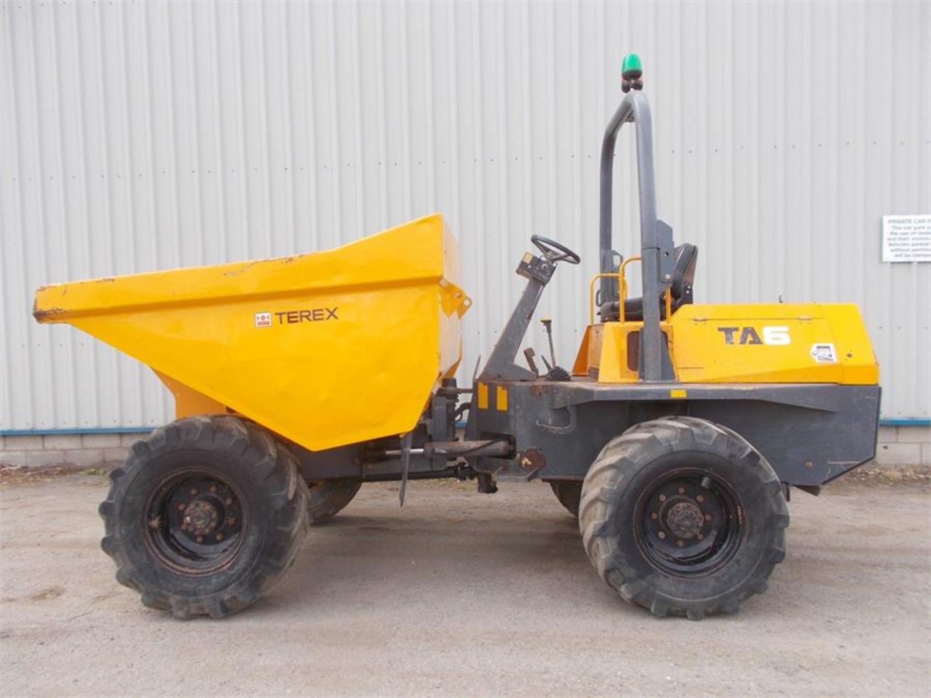 2010 Terex TA6 Benford 6 ton straight tip dumper - Image 5 of 11