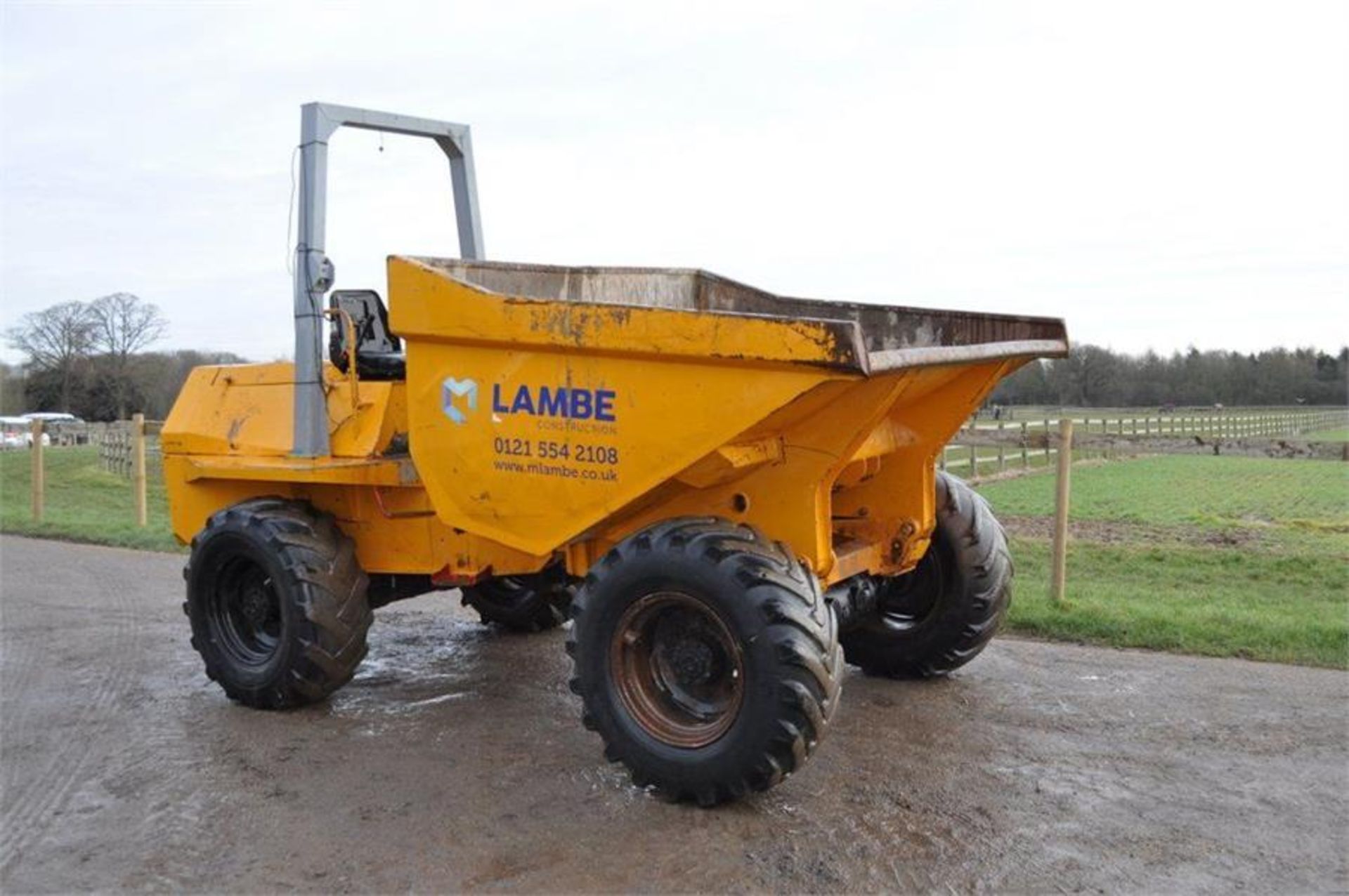 TEREX BENFORD PT6000 y2001 6 TON 4x4 DUMPER Perkins Diesel Engine